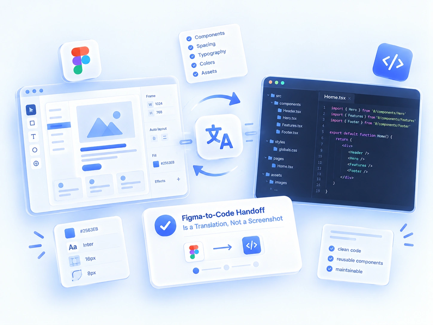 Figma-to-Code Handoff Is a Translation, Not a Screenshot